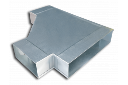 T stuk 90 horizontaal asymmetrisch