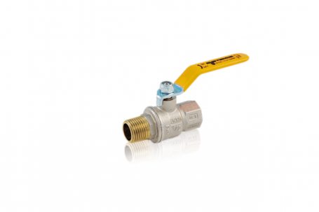 Bolkraan voor gas MF met hendel